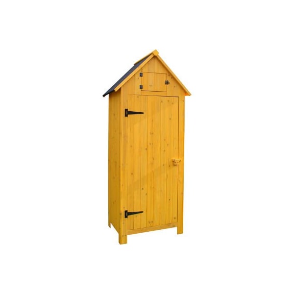 Almo Fulfillment Services Hanover Wooden Storage Shed, 30" x 20-2/5" x 69-3/5" Yellow HANWS0102-YEL - main
